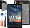 Yuxyiony Schermo LCD di ricambio per Umidigi A15 Tab LCD e accessori di ricambio (con telaio)