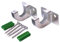perfk 2 Pezzi Ganci da Parete per avvolgitubo da Giardino, Supporto per Tubo dell'Acqua, Ganci per avvolgitubo da Giardino, Supporto per da Giardino per