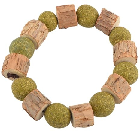 Toyvian À L' à Chat Collier en Vigne D'argenté Bâtonnets pour Nettoyage Dentaire Chaton Divertissement Interactif