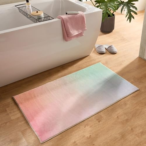 Gino Falcone Badematte - Ariella aus Polyester (Microfaser) | Größe 50 x 60 cm ; Farbe Bunt Pastell