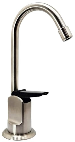 Westbrass D203-NL-20 6 Touch-Flo Style Pure Cold Water Dispenser Faucet, Stainless Steel