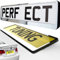 TAPORT 1x Car Registration License Number Plate Surround Holder Frame ALL STYLES (CHROME)