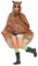 Smiffys Tiger Party Poncho, mit Zugbeutel