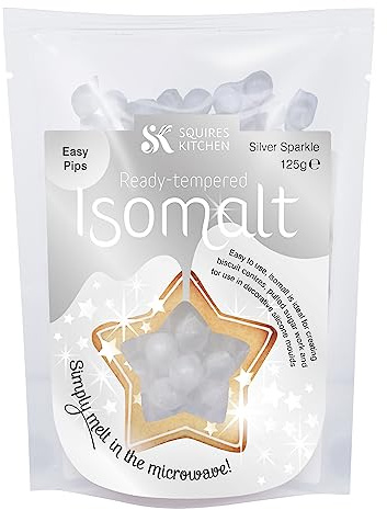 Squires Kitchen Silver Sparkle Tempered Isomalt - 125g