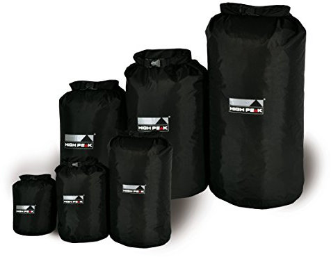High Peak Drybag XS, Schwarz, 15 x 15 x 33 cm, 4 Liter, 32059