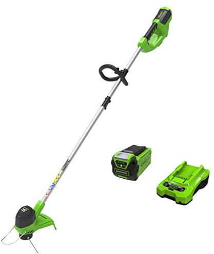 Greenworks 40V 12 Cordless String Trimmer, 2.0Ah Battery and Charger Included