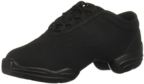 Capezio Baskets de Danse en Toile Dansneaker pour Femme, Noir, 38 EU