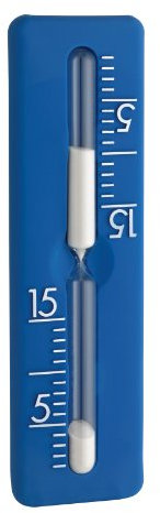 TFA Dostmann Sandy 40.1043.06 Sablier Moderne pour Sauna Bleu océan