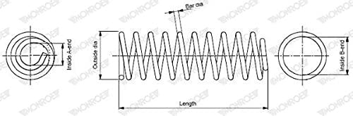 Monroe SP3518 Oespectrum Spiralfeder