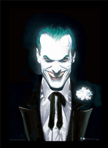 Pyramid International FP10898P-PL Dc Comics Joker Suited Gerahmter Kunstdruck