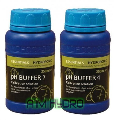 Essentials pH Buffer 4 And 7 Calibration Fluid Meter Solution Hydroponics
