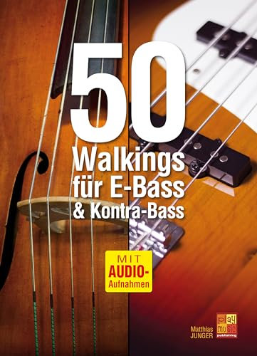 50 Walkings für E-Bass & Kontra-Bass (1 Buch + 1 CD)