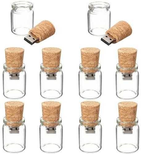 10PCS 16GB niedliche Drift Flasche USB Flash Drive Memory Stick verstauen Disk Weihnachts Geschenk grün 16 GB