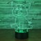 Jinson well 3D Schwein Lampe led Illusion Nachtlicht, 16 Farbwechsel Tisch Schreibtisch Dekoration Lampen perfekte mit Acryl ABS Base USB Kabel Spielzeug