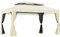 Outsunny Tonnlle de Jardin Barnum Pavillion de Jardin Double Toit avec parois et moustiquaires et Amovibles 4 x 3 m crème