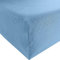 Erwin Müller Spannbettlaken, Spannbetttuch Interlock Mako-Jersey - Serie München - perfekte Passform, bügelfrei, mit Rundumgummi - hellblau Größe 90x190 cm - 100x200 cm