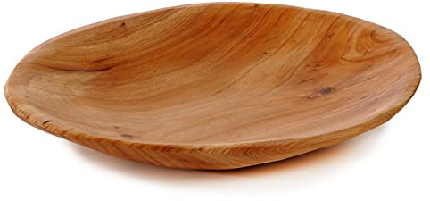Benera Deko-Schale aus Zedernholz, SChale aus Holz, Obstschale, ca. 22 x 16 cm