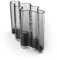 Cooee Design Gry Wide Vase 24cm Smoke, Glasvase, Tulpenvase, Aschefarbe