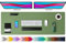 Aothia schreibtischunterlage - Mauspad,Büro-Schreibtischmatte,Rutschfester PU-Leder-schreibtischmatte,Wasserdichter schreibunterlage für Büro und Zuhause(122x43cm,Olivgrün)