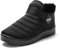 JOMIX Pantofole Stivali Invernali Uomo Ciabatte Chiuse Calde da Casa Scarpe Mocassini da Inverno Babbucce Pelose Comode con Chiusura a Strappo MU8662-1 (Nero, 44)