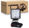 RIGIDON Led arbeitsscheinwerfer mit magnetfuß, 4 Zoll 48W led scheinwerfer auto magnet 12V offroad beleuchtung für Auto SUV ATV Traktor LKW 4x4 Boot,6000K Weiß suchscheinwerfer, arbeitslicht