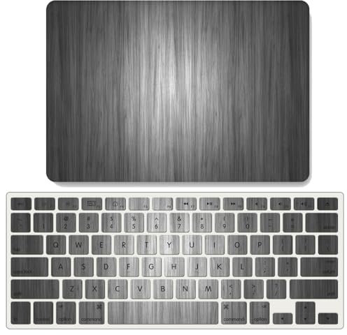 JZ Wood Grain Fall Für MacBook Air 15 with M2 (Models: A2941) Hartschalenkoffer mit Keyboard Cover Set - J