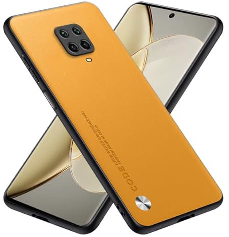 RankOne Custodia Compatibile con Redmi Note 9S / Note 9 Pro (6.67) Cover Case - Giallo