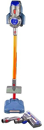 Goolsky Aspirapolvere giocattolo Vacuum 3 in 1 aspirapolvere per bambini che funziona davvero, aspirapolvere senza fili, giocattolo interattivo per bambini