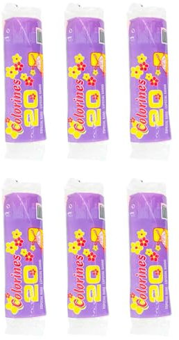 ACAN Tradineur - 6 rollos de 20 bolsas de basura perfumadas, plástico reciclable, especial baño, cierre fácil, alta resistencia (20 litros - 45 x 47 cm - Total 120 uds)