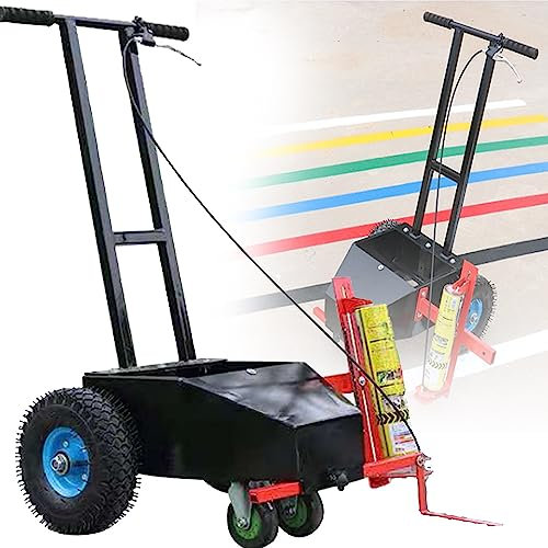 TEmkin Effiziente Radtransfer-Linienmarkierungsmaschine, Radtransfer-Linienmarkierungsmaschine, Fahrbahnmarkierungsapplikator mit Breiteneinstellung, für Schulen, Sportflächen