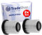 Trade-Shop - 2 filtros HEPA compatibles con Kärcher VC 5 Cordless Premium, VC 5 Premium, VC 5 Premium Parquet, VC 5 Premium amarillo