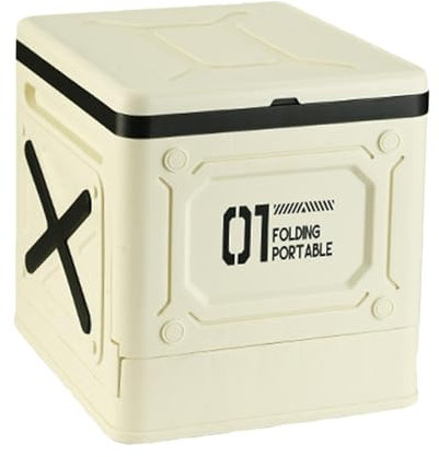 mivceklw Portable Toilet with Lid, Foldable Travel Toilet, Portable Camping Toilet, Heavy-Duty Foldable Portable Potty with Lid for Camping, Road Trips, Boat Trips, and Tent Use