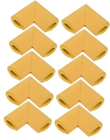 JECOMPRIS 24st Eckschutz Für Tv-fotorahmen Babysicherer Kantenschutz Bewachen Ecke Abdeckung Eckwandschutz Kantenschutzstreifen Klar Möbelschutz in U-form Clips Klemmen Orange Nr. Material