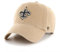'47 NFL New Orleans Saints Clean Up Unisex-Baseballkappe, Verstellbarer Riemenverschluss, Einheitsgröße, Team Logo, Farbe Khaki