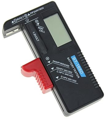 HOMOCONO Portable Battery Tester Read Volt Checker for Aa Aaa and Battery Capacity Testing for Home Use