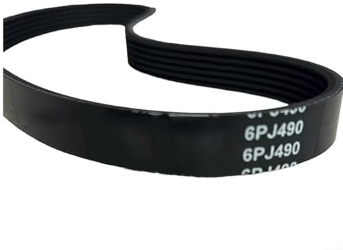 CWOQOCW Lawn Mower Drive Belt 6PJ490 7PJ490 Replacement Part Compatible With Mowers Rubber Metric Imperial Accessory(Metric)