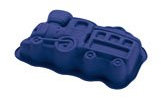 Moule à gâteau forme train - 100% silicone - 25,5x14cm - hauteur 5,5 cm