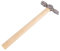 Blackspur 1x 2cm Carbon Steel Cross Pein Hammer with Wooden Handle - Home Nail Framing Roofing Straight Handle DIY Hand Tool
