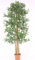 Künstlicher Bambusbaum, Multistamm im Topf & Textil Blätter, 210cm hoch - Künstliche Bambuspflanze Bambus Kunstbaum