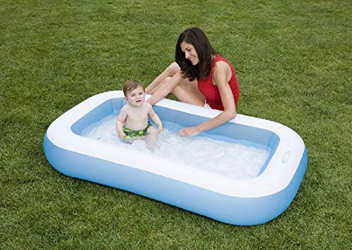 Intex Rectangular Pool - Kinder Aufstellpool - Planschbecken - 166 x 100 cm x 28 cm - Für 2+ Jahre