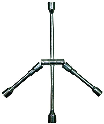 RD9 VIP - Chiave a Croce Pieghevole 17/19/21/23 mm. Realizzato in Metallo, Grigio