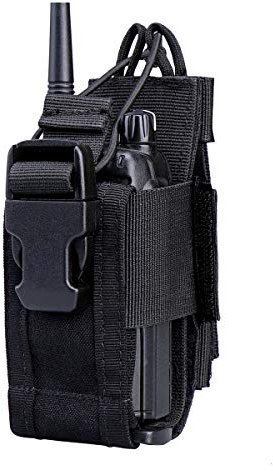 KEESIN Fondina per Radio a Due Vie, Regolabile,Nylon Custodia, per Walkie Talkie(1 Pacco)