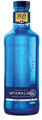 Solán de Cabras Con Gas, Botella de Vidrio 75cl, Refrescante Con Sabor Burbujeante y Natural