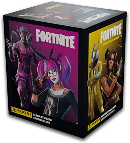 Panini Fortnite - Black Frame Series - Album Stickers - Display mit 36 Tüten - Sammelbilder