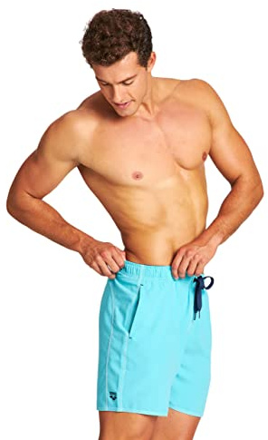 Arena Herren Fundamentals Solid Boxer Beach Shorts, Martinica-Navy, L EU