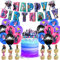 Video Game Party Supplies - Game Party Decorations, Happy Birthday Banner, Cake Topper, Cupcake Toppers, Balloons