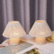 TRIROCKS Woven Cotton Rope LED Cordless Table Lamp Set of 2, 18cm Tall Battery Operated Desk Lamp, Boho Bedside Lamps for Living Room Bedroom Weddings Parties Patio Events