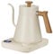 VICBINLY Electric Gooseneck Kettle, Pour Over Coffee and Tea Kettle, 0.9L Tea Kettles, 1200 Watt Quick Heating, Boil-Dry Protection, Temperature Control, Matte White KKT90B