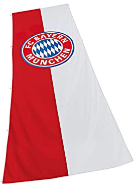 FC Bayern München Hissfahne Hochformat Logo 150 x 400 cm