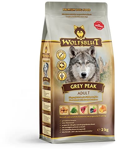 Wolfsblut - Grey Peak - 2 kg - Ziege - Trockenfutter - Hundefutter - Getreidefrei